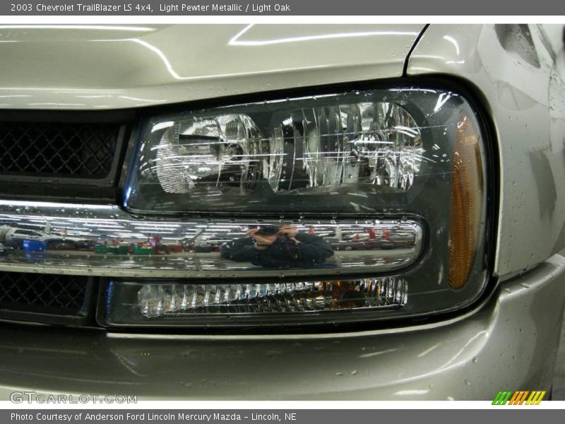 Light Pewter Metallic / Light Oak 2003 Chevrolet TrailBlazer LS 4x4