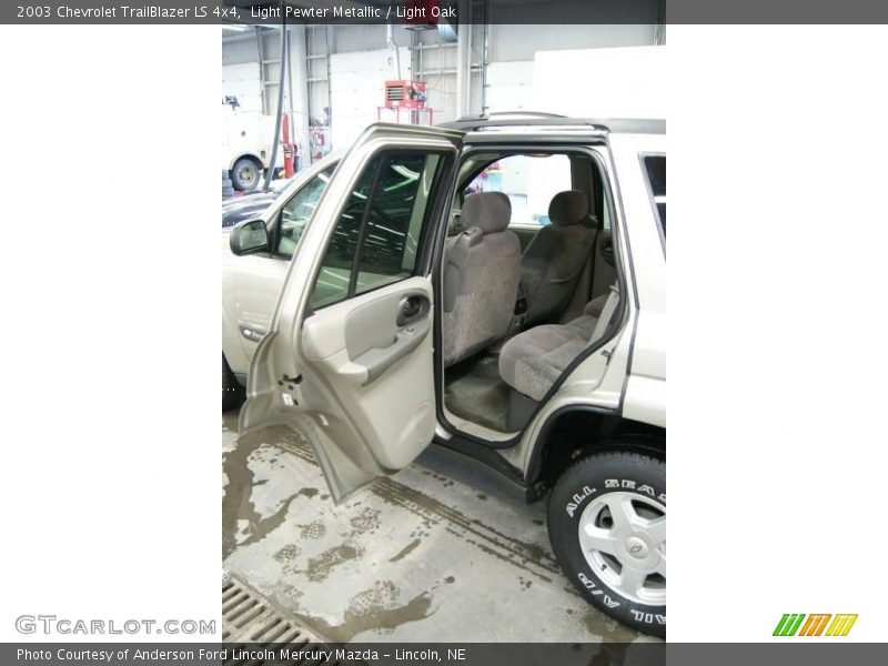 Light Pewter Metallic / Light Oak 2003 Chevrolet TrailBlazer LS 4x4