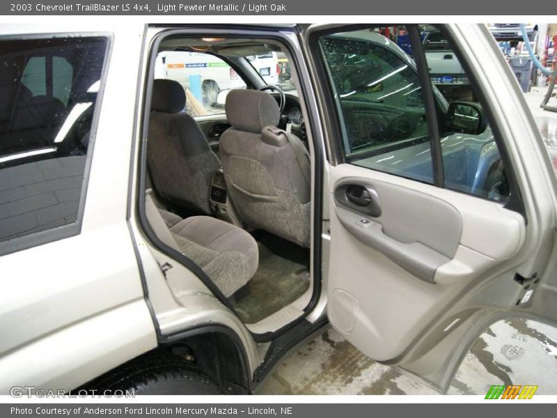 Light Pewter Metallic / Light Oak 2003 Chevrolet TrailBlazer LS 4x4