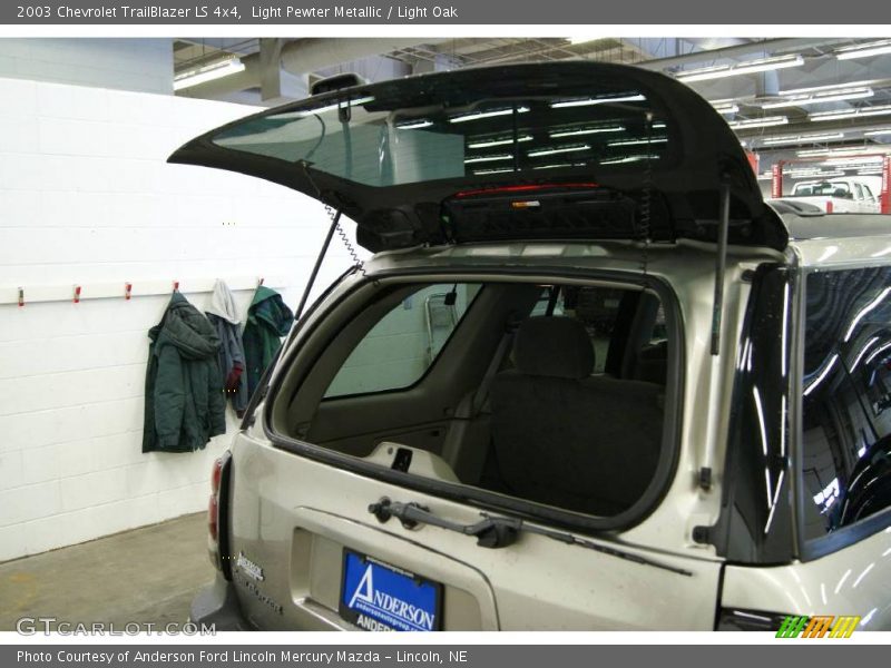 Light Pewter Metallic / Light Oak 2003 Chevrolet TrailBlazer LS 4x4