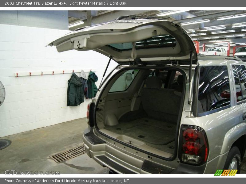 Light Pewter Metallic / Light Oak 2003 Chevrolet TrailBlazer LS 4x4