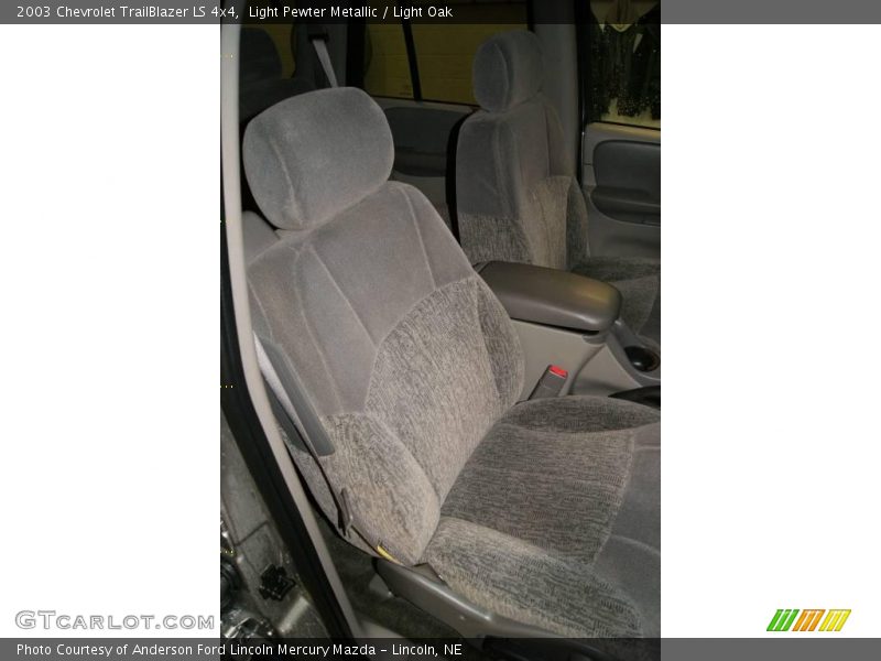 Light Pewter Metallic / Light Oak 2003 Chevrolet TrailBlazer LS 4x4