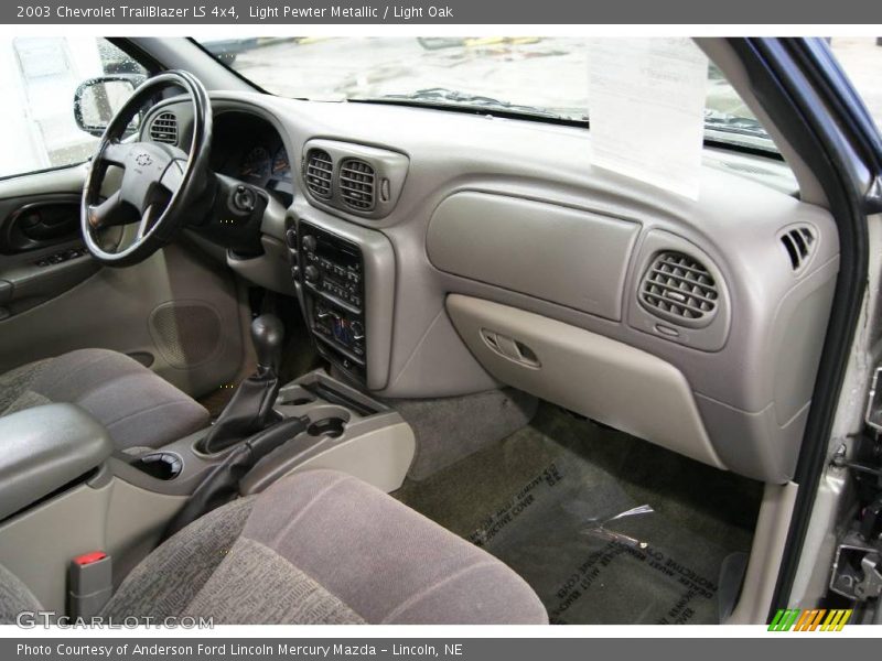 Light Pewter Metallic / Light Oak 2003 Chevrolet TrailBlazer LS 4x4
