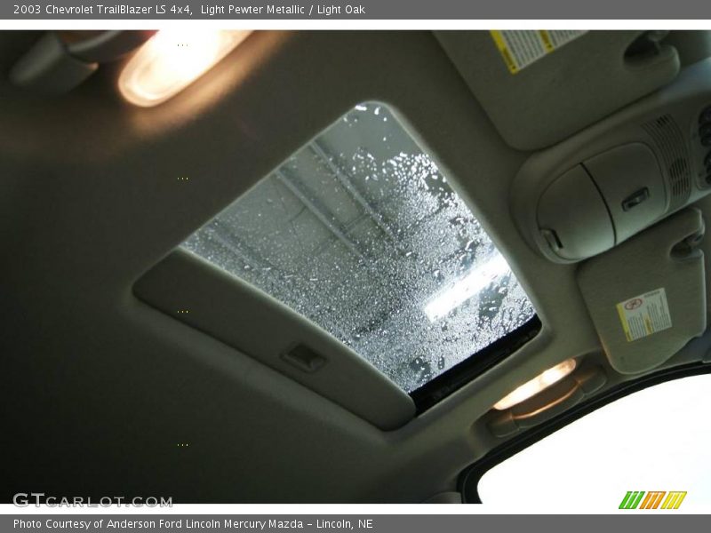 Light Pewter Metallic / Light Oak 2003 Chevrolet TrailBlazer LS 4x4