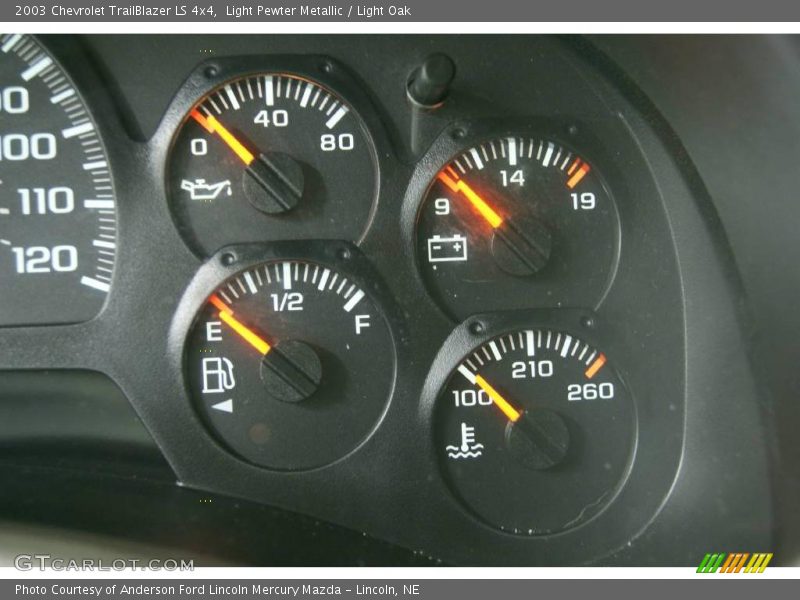 Light Pewter Metallic / Light Oak 2003 Chevrolet TrailBlazer LS 4x4