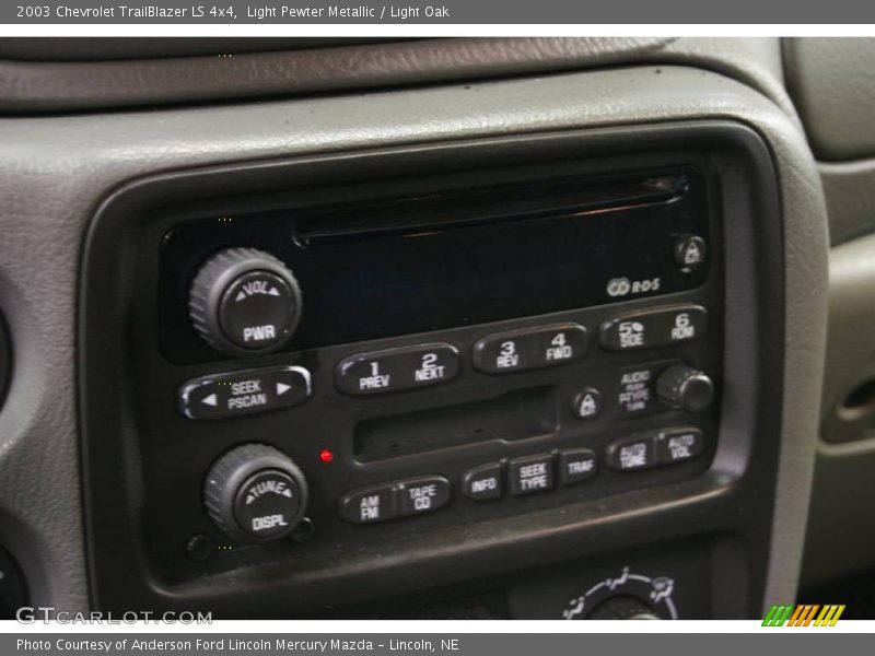 Light Pewter Metallic / Light Oak 2003 Chevrolet TrailBlazer LS 4x4
