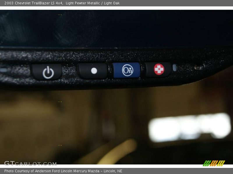 Light Pewter Metallic / Light Oak 2003 Chevrolet TrailBlazer LS 4x4