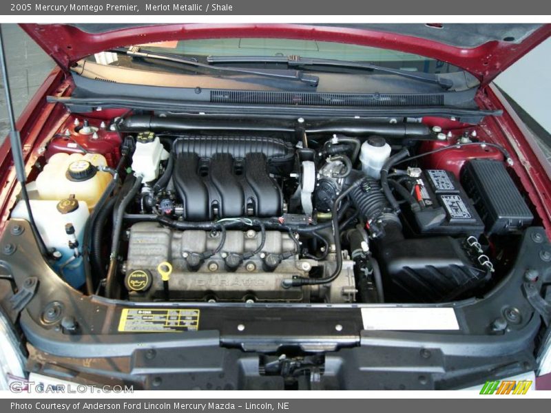 Merlot Metallic / Shale 2005 Mercury Montego Premier