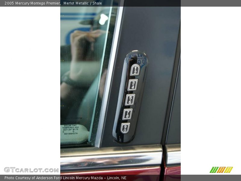 Merlot Metallic / Shale 2005 Mercury Montego Premier