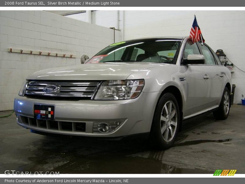 Silver Birch Metallic / Medium Light Stone 2008 Ford Taurus SEL