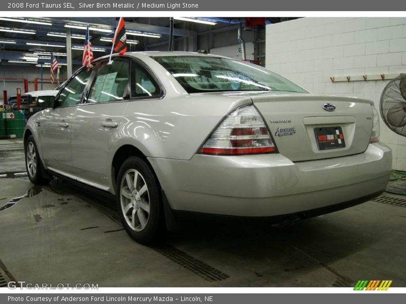 Silver Birch Metallic / Medium Light Stone 2008 Ford Taurus SEL