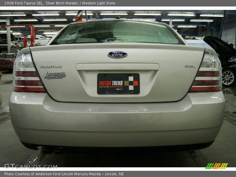 Silver Birch Metallic / Medium Light Stone 2008 Ford Taurus SEL