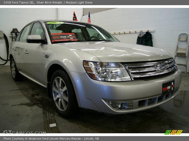 Silver Birch Metallic / Medium Light Stone 2008 Ford Taurus SEL