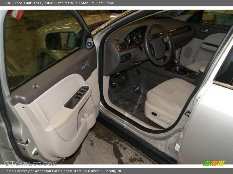 Silver Birch Metallic / Medium Light Stone 2008 Ford Taurus SEL