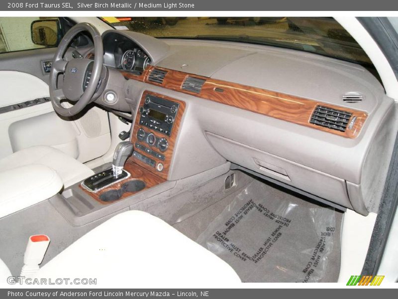 Silver Birch Metallic / Medium Light Stone 2008 Ford Taurus SEL