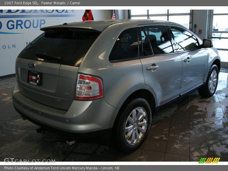 Pewter Metallic / Camel 2007 Ford Edge SEL