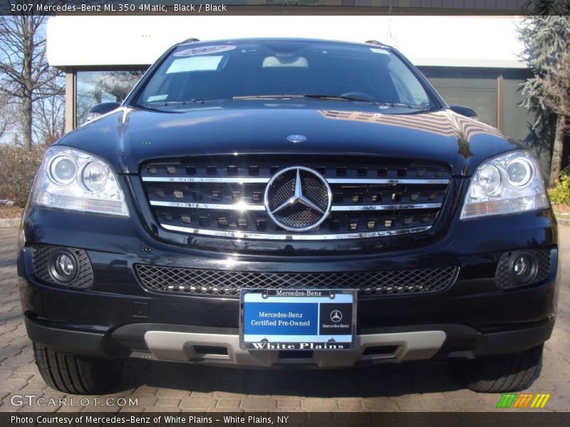 Black / Black 2007 Mercedes-Benz ML 350 4Matic