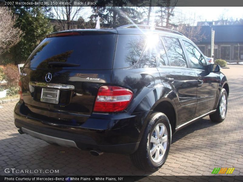 Black / Black 2007 Mercedes-Benz ML 350 4Matic