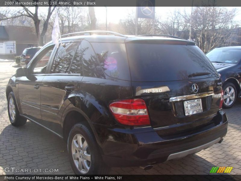 Black / Black 2007 Mercedes-Benz ML 350 4Matic