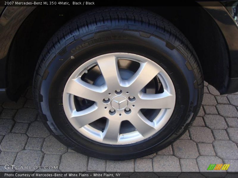 Black / Black 2007 Mercedes-Benz ML 350 4Matic