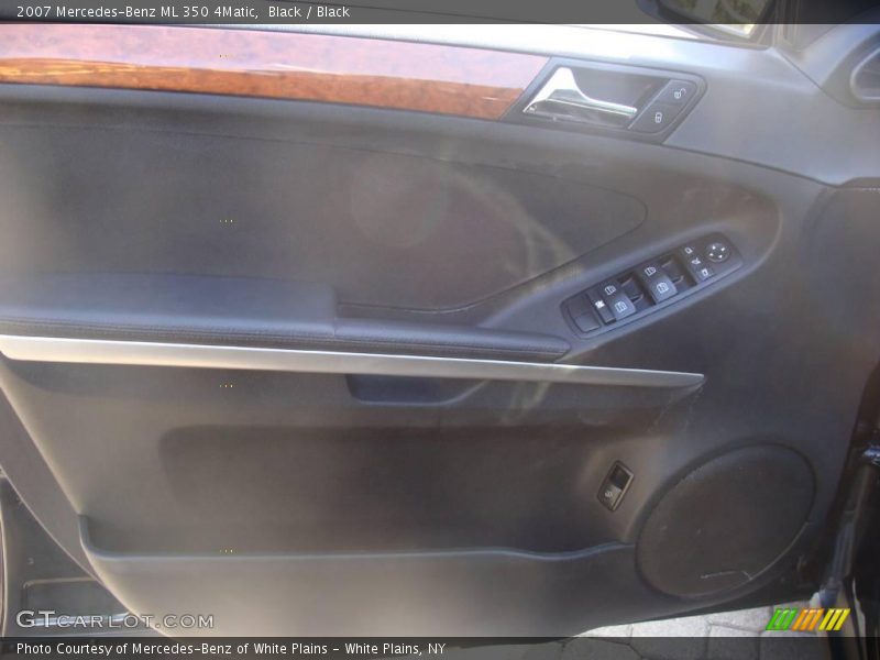 Black / Black 2007 Mercedes-Benz ML 350 4Matic