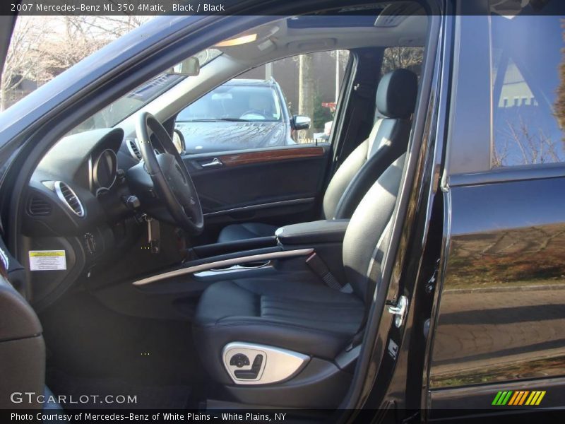 Black / Black 2007 Mercedes-Benz ML 350 4Matic