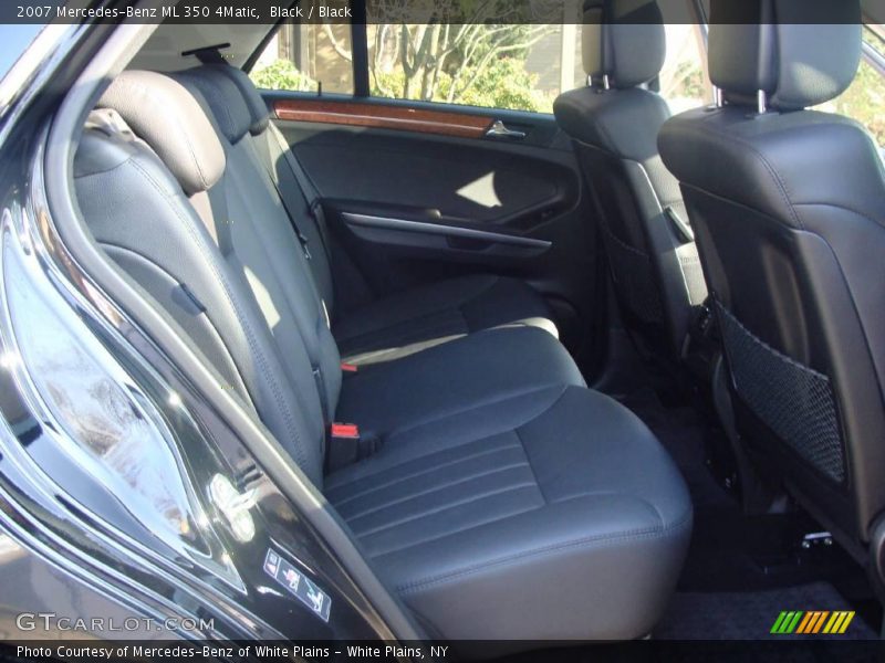 Black / Black 2007 Mercedes-Benz ML 350 4Matic