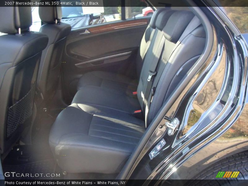 Black / Black 2007 Mercedes-Benz ML 350 4Matic