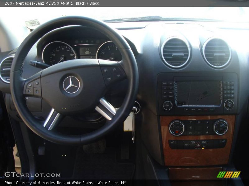 Black / Black 2007 Mercedes-Benz ML 350 4Matic
