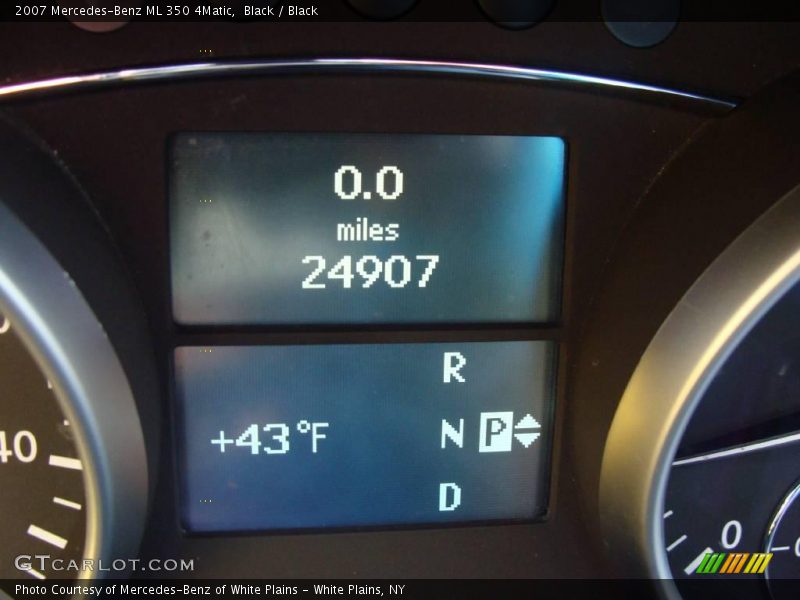 Black / Black 2007 Mercedes-Benz ML 350 4Matic