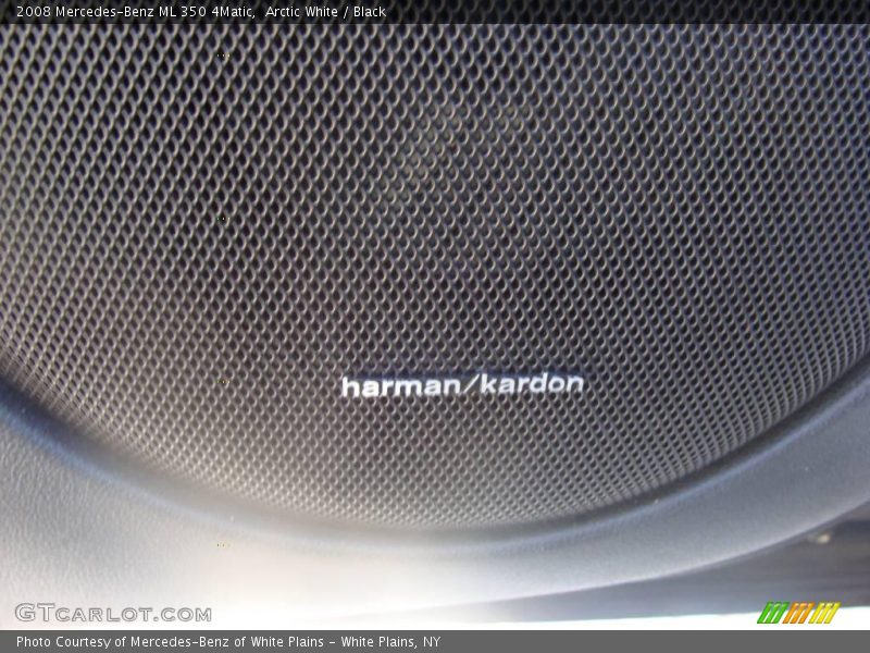 Arctic White / Black 2008 Mercedes-Benz ML 350 4Matic