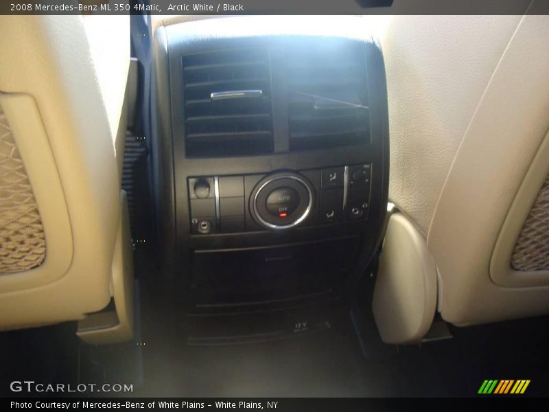 Arctic White / Black 2008 Mercedes-Benz ML 350 4Matic