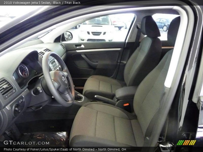 Black / Titan Black 2010 Volkswagen Jetta S Sedan
