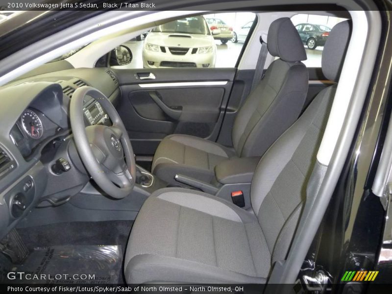 Black / Titan Black 2010 Volkswagen Jetta S Sedan