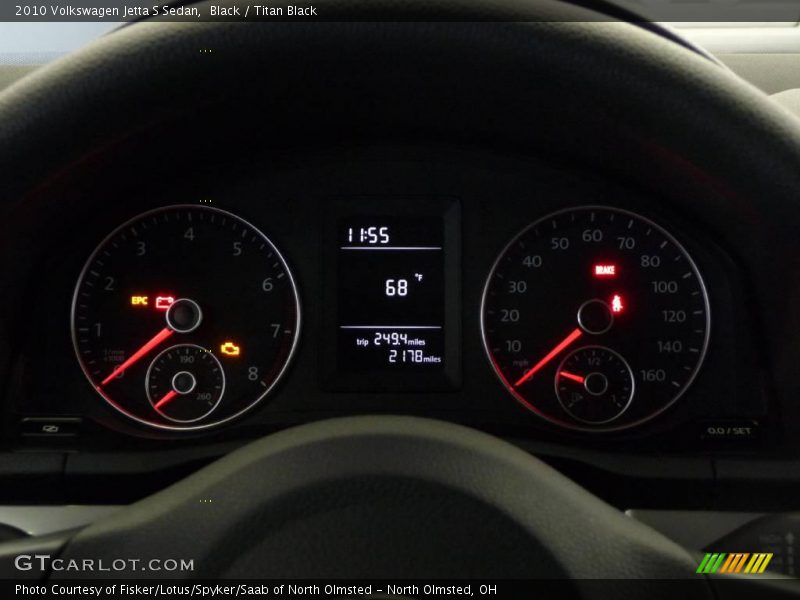 Black / Titan Black 2010 Volkswagen Jetta S Sedan
