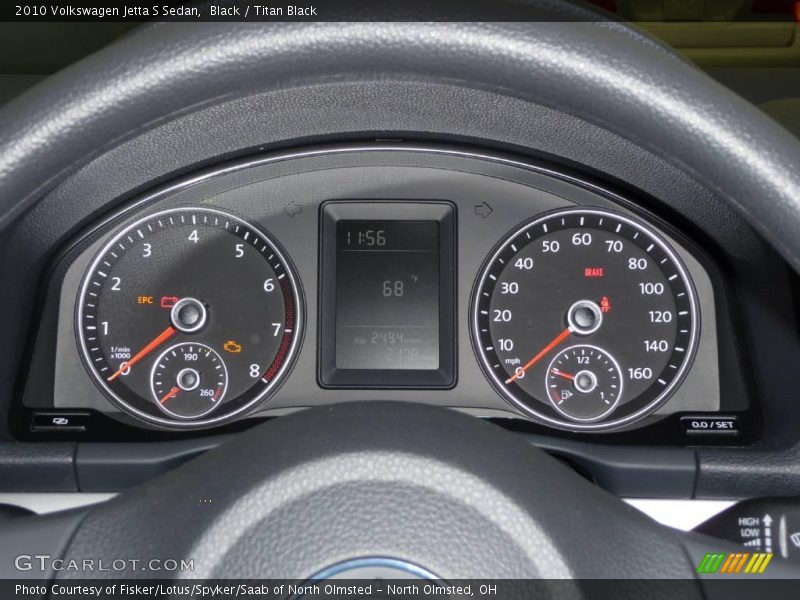 Black / Titan Black 2010 Volkswagen Jetta S Sedan