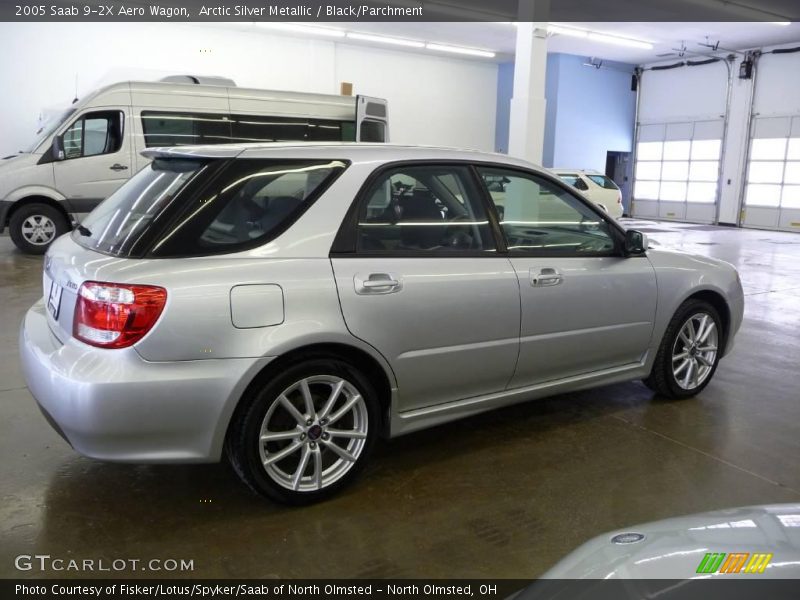 Arctic Silver Metallic / Black/Parchment 2005 Saab 9-2X Aero Wagon
