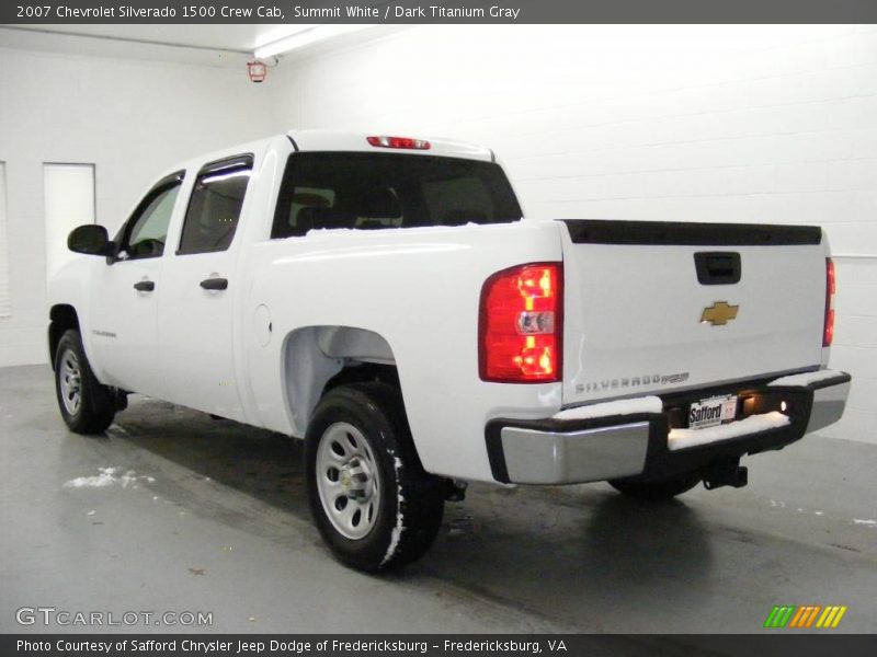 Summit White / Dark Titanium Gray 2007 Chevrolet Silverado 1500 Crew Cab