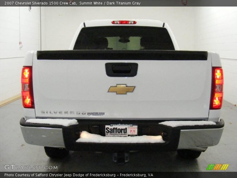 Summit White / Dark Titanium Gray 2007 Chevrolet Silverado 1500 Crew Cab