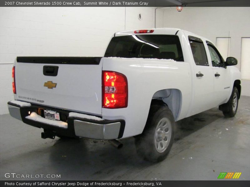 Summit White / Dark Titanium Gray 2007 Chevrolet Silverado 1500 Crew Cab