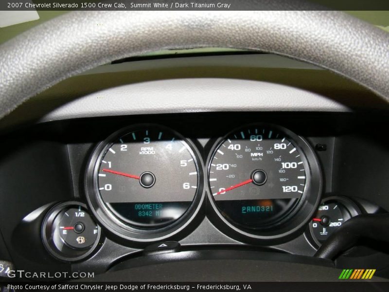 Summit White / Dark Titanium Gray 2007 Chevrolet Silverado 1500 Crew Cab