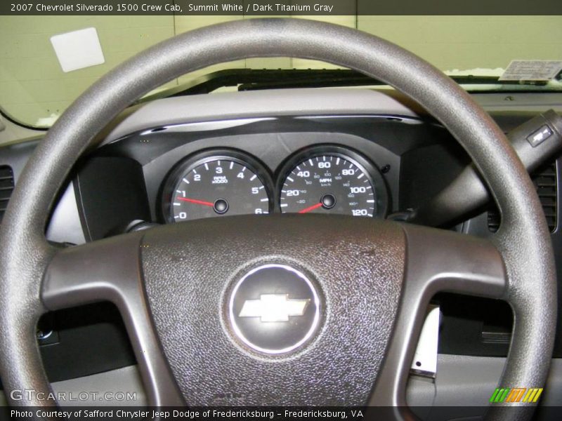 Summit White / Dark Titanium Gray 2007 Chevrolet Silverado 1500 Crew Cab