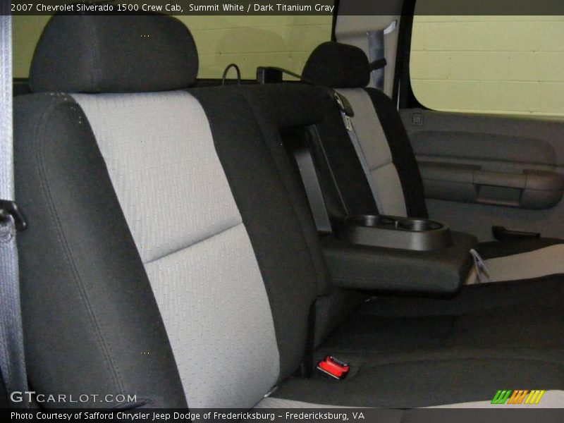Summit White / Dark Titanium Gray 2007 Chevrolet Silverado 1500 Crew Cab