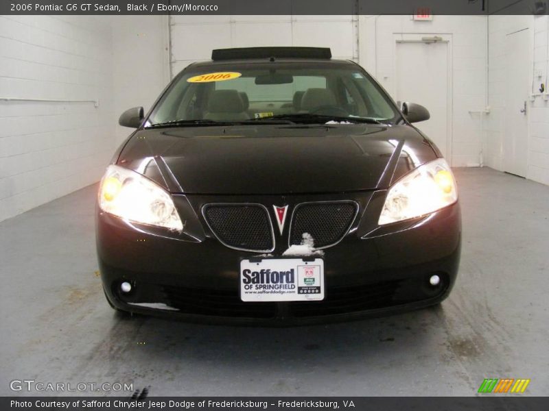 Black / Ebony/Morocco 2006 Pontiac G6 GT Sedan