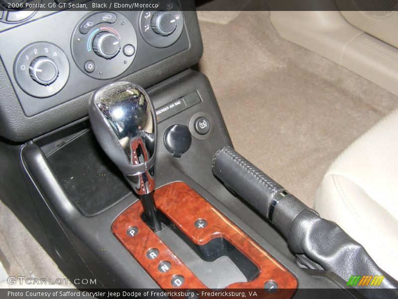 Black / Ebony/Morocco 2006 Pontiac G6 GT Sedan