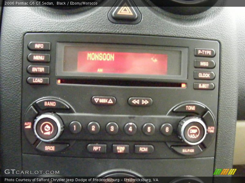 Black / Ebony/Morocco 2006 Pontiac G6 GT Sedan