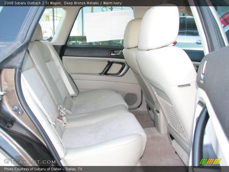 Deep Bronze Metallic / Warm Ivory 2008 Subaru Outback 2.5i Wagon