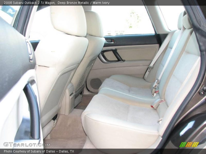 Deep Bronze Metallic / Warm Ivory 2008 Subaru Outback 2.5i Wagon