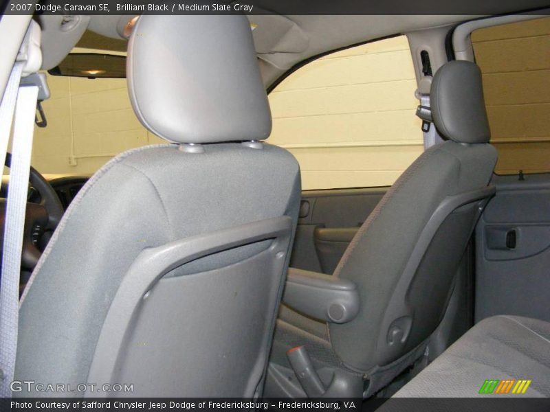 Brilliant Black / Medium Slate Gray 2007 Dodge Caravan SE