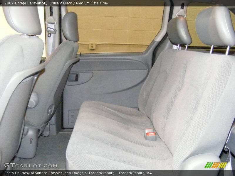 Brilliant Black / Medium Slate Gray 2007 Dodge Caravan SE